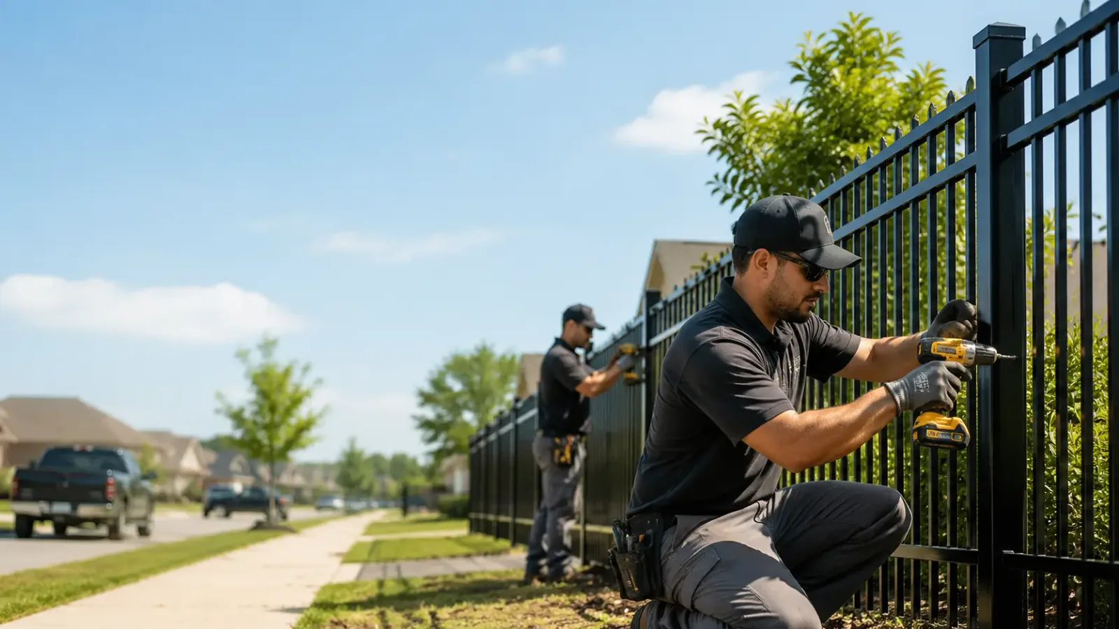 Metal Fence Installation in Gilbertown, AL